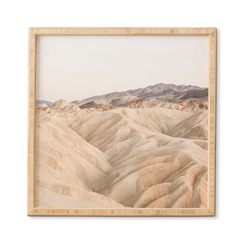 Henrike Schenk - Travel Photography Zabriskie Point In Death Valley National Park Framed Wall Art