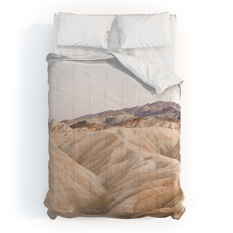 Henrike Schenk - Travel Photography Zabriskie Point In Death Valley National Park Comforter