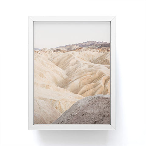 Henrike Schenk - Travel Photography Zabriskie Point In Death Valley National Park Framed Mini Art Print