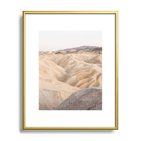 Henrike Schenk - Travel Photography Zabriskie Point In Death Valley National Park Metal Framed Art Print