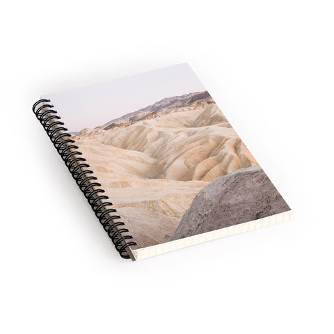 Henrike Schenk - Travel Photography Zabriskie Point In Death Valley National Park Spiral Notebook