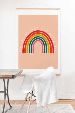 heycoco You are my greatest adventure Art Print And Hanger