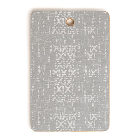 Holli Zollinger ABA MUDCLOTH GRIS Cutting Board Rectangle