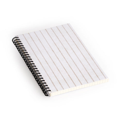 Holli Zollinger AEGEAN SIMPLE TICKING STRIPE Spiral Notebook