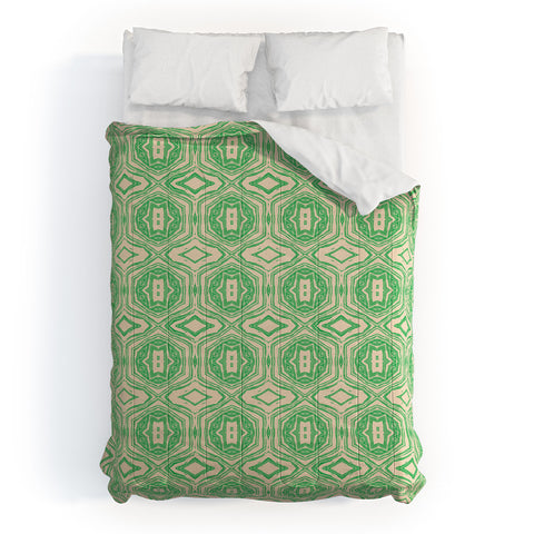 Holli Zollinger ANTHOLOGY OF PATTERN SEVILLE MARBLE GREEN Comforter