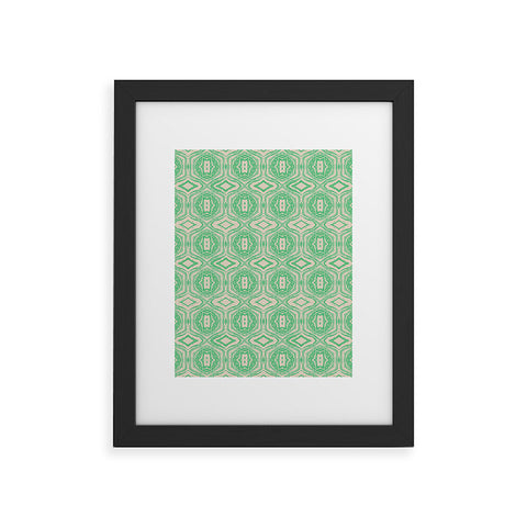 Holli Zollinger ANTHOLOGY OF PATTERN SEVILLE MARBLE GREEN Framed Art Print