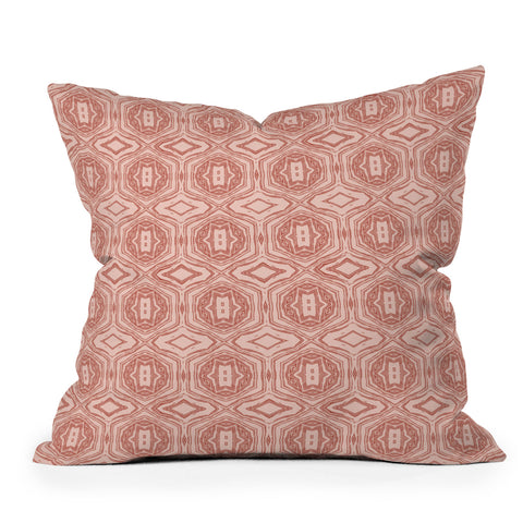 Holli Zollinger ANTHOLOGY OF PATTERN SEVILLE MARBLE PINK Outdoor Throw Pillow