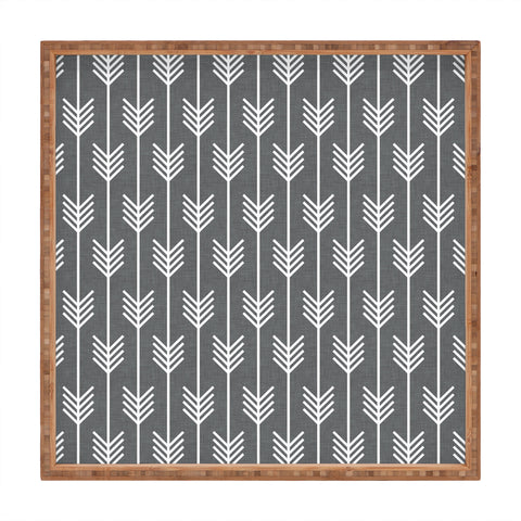 Holli Zollinger Arrows Grey Square Tray