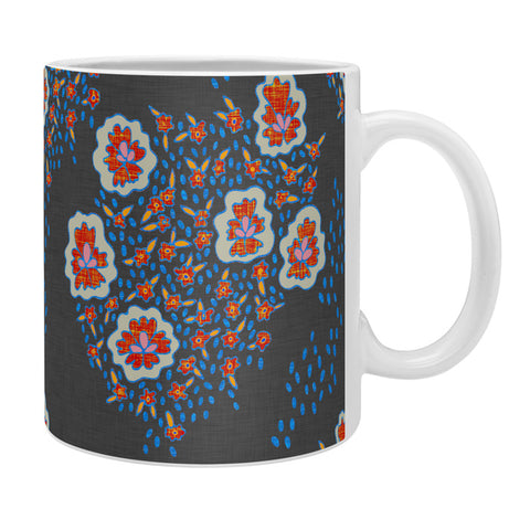 Holli Zollinger Boho Dark Floral Coffee Mug