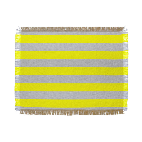 Holli Zollinger Bright Stripe Throw Blanket