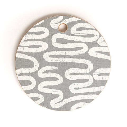 Holli Zollinger CERES ANI GREY Cutting Board Round