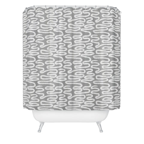 Holli Zollinger CERES ANI GREY Shower Curtain