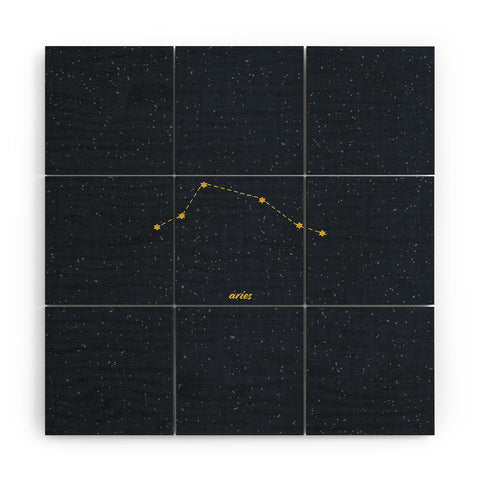 Holli Zollinger CONSTELLATION ARIES Wood Wall Mural