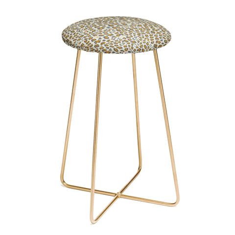Holli Zollinger DECO LEOPARD GOLD Counter Stool