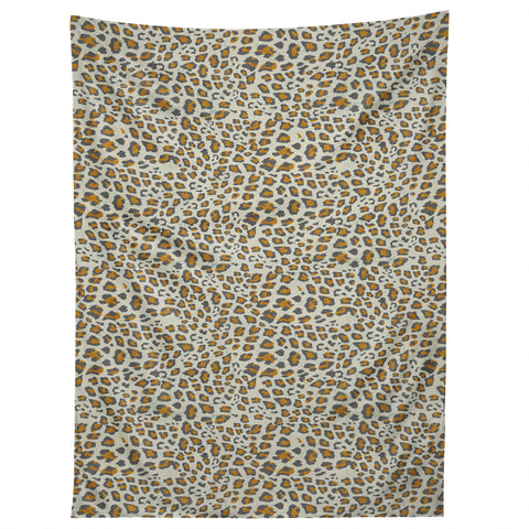 Holli Zollinger DECO LEOPARD GOLD Tapestry
