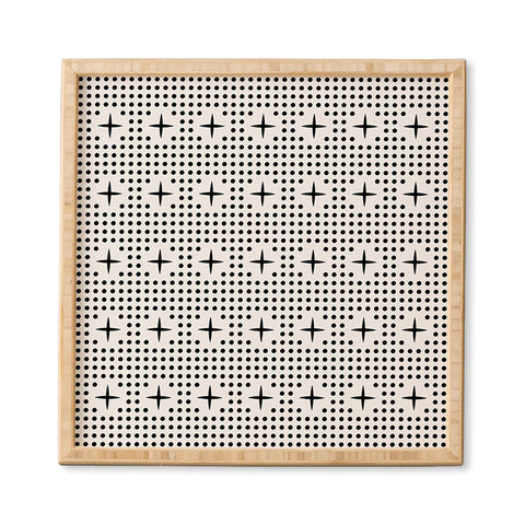Holli Zollinger Dot And Plus Mudcloth Framed Wall Art