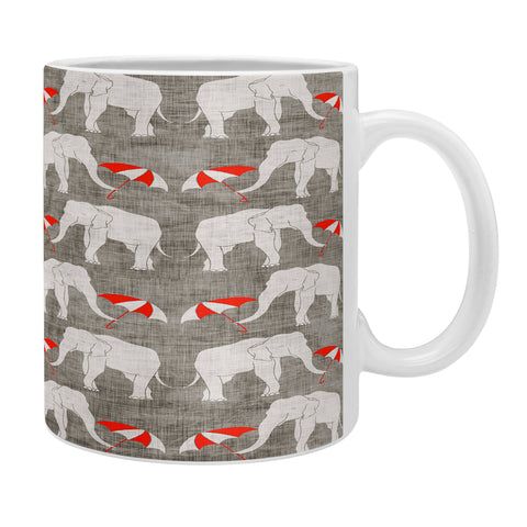 Holli Zollinger Elephant And Umbrella Coffee Mug