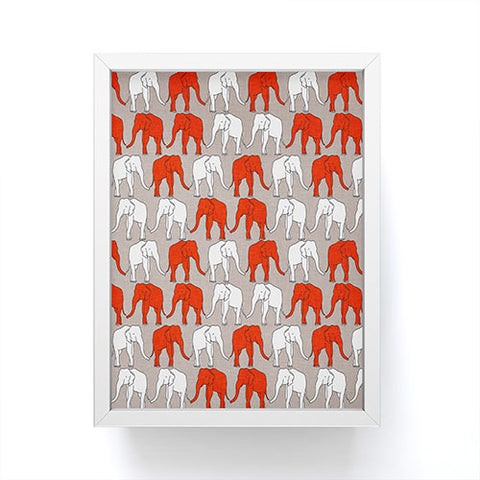 Holli Zollinger Elephant Walk Framed Mini Art Print