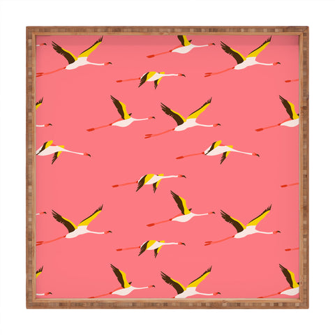 Holli Zollinger Flamingo Crush Square Tray