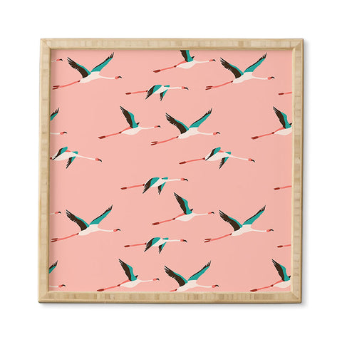 Holli Zollinger Flamingo Pink Framed Wall Art