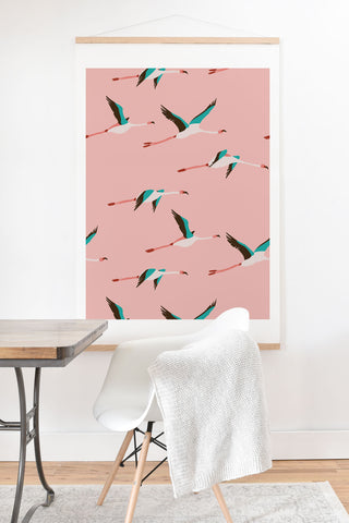 Holli Zollinger Flamingo Pink Art Print And Hanger