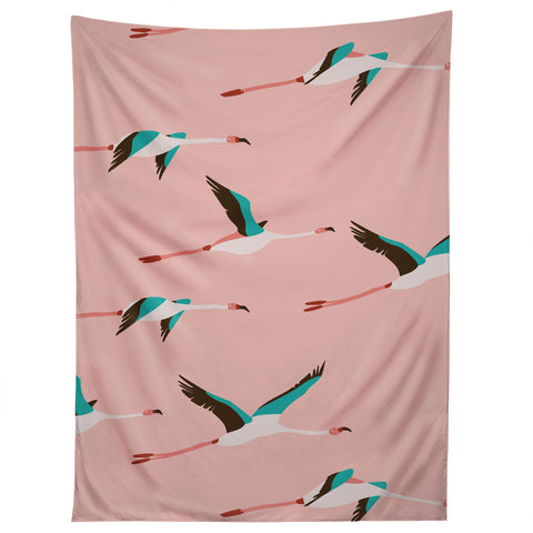 Holli Zollinger Flamingo Pink Tapestry