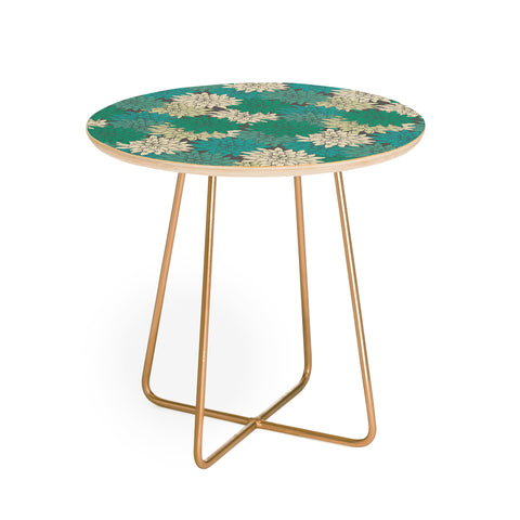 Holli Zollinger Flora Minted Round Side Table