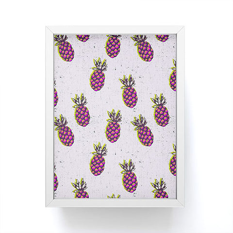 Holli Zollinger folka pineapple Framed Mini Art Print