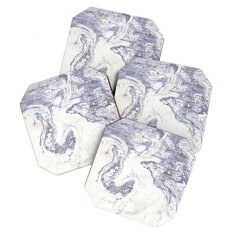 Holli Zollinger FRENCH LINEN MARBLE Coaster Set