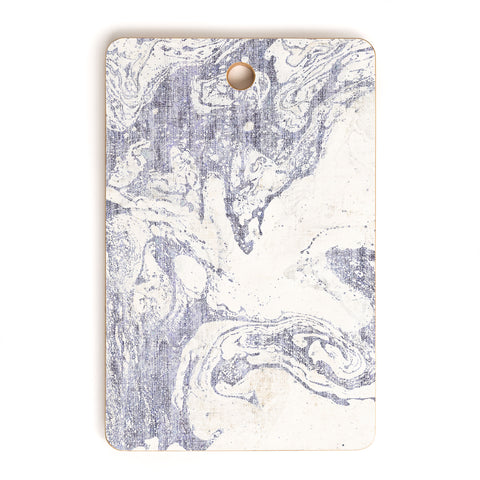 Holli Zollinger FRENCH LINEN MARBLE Cutting Board Rectangle