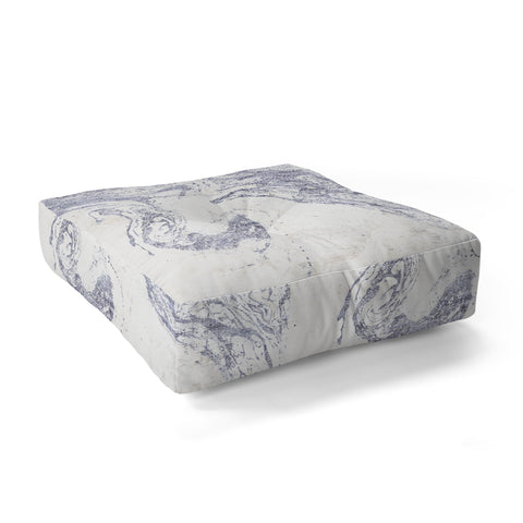 Holli Zollinger FRENCH LINEN MARBLE Floor Pillow Square