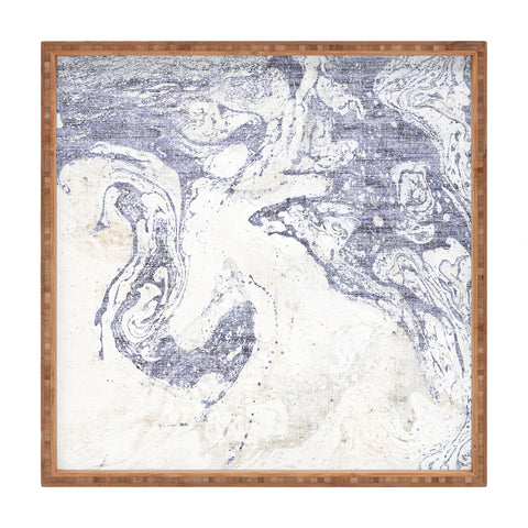 Holli Zollinger FRENCH LINEN MARBLE Square Tray