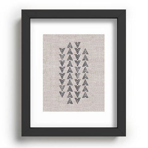 Holli Zollinger FRENCH LINEN TRI ARROW Recessed Framing Rectangle