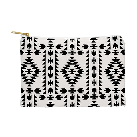 Holli Zollinger Geo Panel White Pouch