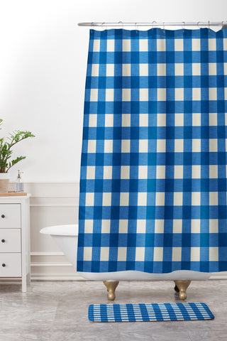 Holli Zollinger Gingham Shower Curtain And Mat