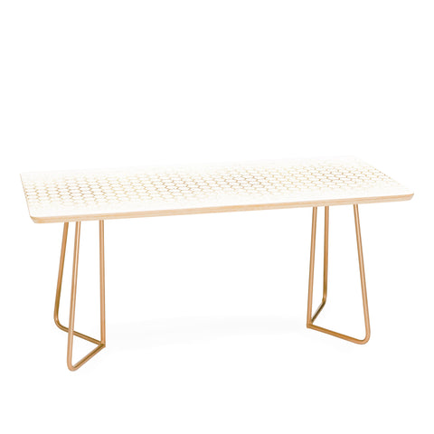 Holli Zollinger GOLD HONEYCOMB Coffee Table