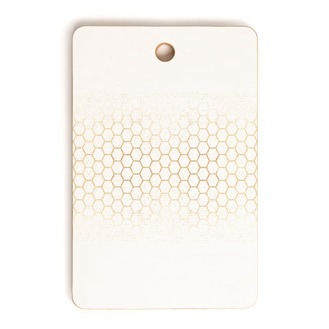 Holli Zollinger GOLD HONEYCOMB Cutting Board Rectangle