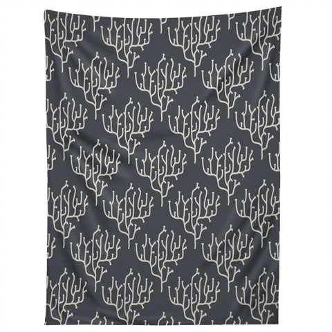 Holli Zollinger Grey Coral Tapestry