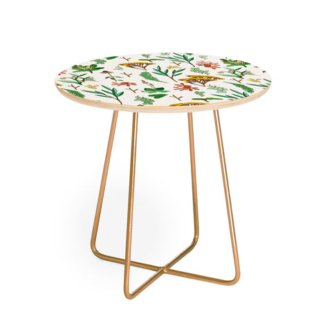 Holli Zollinger HERBAL STUDY Round Side Table