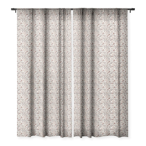Holli Zollinger INDIE FLORAL Sheer Window Curtain