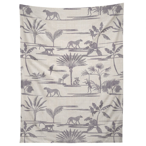 Holli Zollinger JUNGLE THRIVE GREY Tapestry