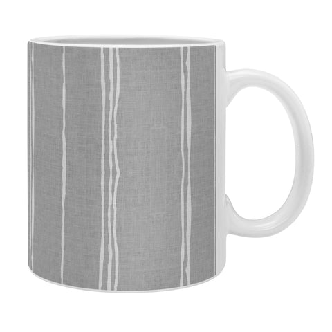 Holli Zollinger LINEN GREY STRIPE Coffee Mug