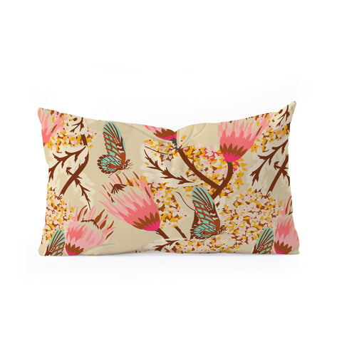 Holli Zollinger MADAMOISELLE TEMPLE BUTTERFLY Oblong Throw Pillow