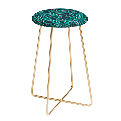 Holli Zollinger MAISEY TEAL Counter Stool
