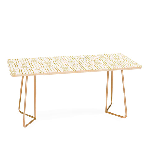 Holli Zollinger MUDCLOTH GOLD Coffee Table
