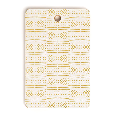 Holli Zollinger MUDCLOTH GOLD Cutting Board Rectangle
