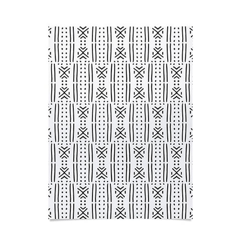 Holli Zollinger MUDCLOTH WHITE Poster