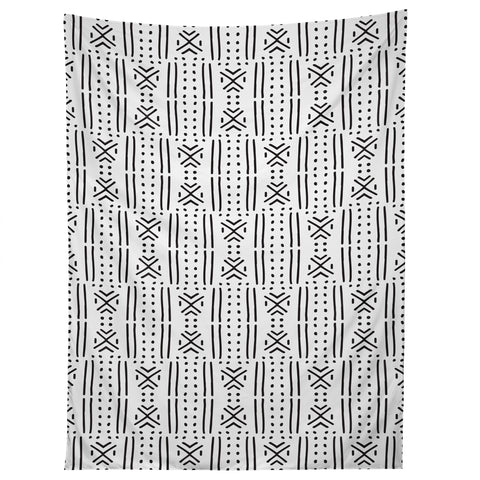 Holli Zollinger MUDCLOTH WHITE Tapestry