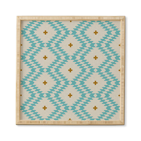 Holli Zollinger Native Natural Plus Turquoise Framed Wall Art
