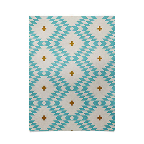 Holli Zollinger Native Natural Plus Turquoise Poster